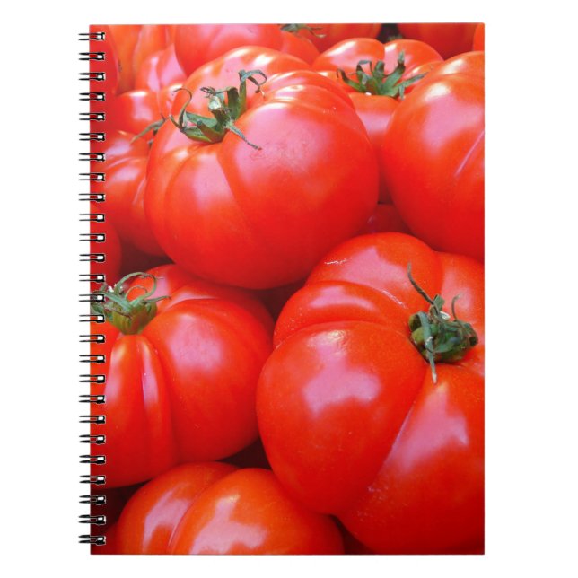 Tomatpartier Anteckningsbok Med Spiral (Framsidan)