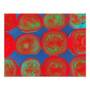 Tomatsegment Fototryck