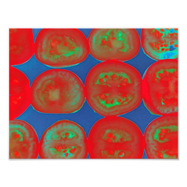 Tomatsegment Fototryck (Framsidan)