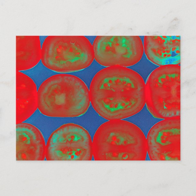 Tomatsegment Vykort (Framsida)