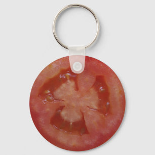 Tomatskiva Nyckelring