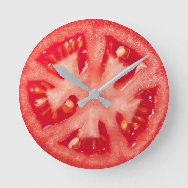 Tomatskiva Rund Klocka (Framsida)