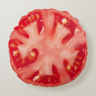 Tomatskiva Rund Kudde