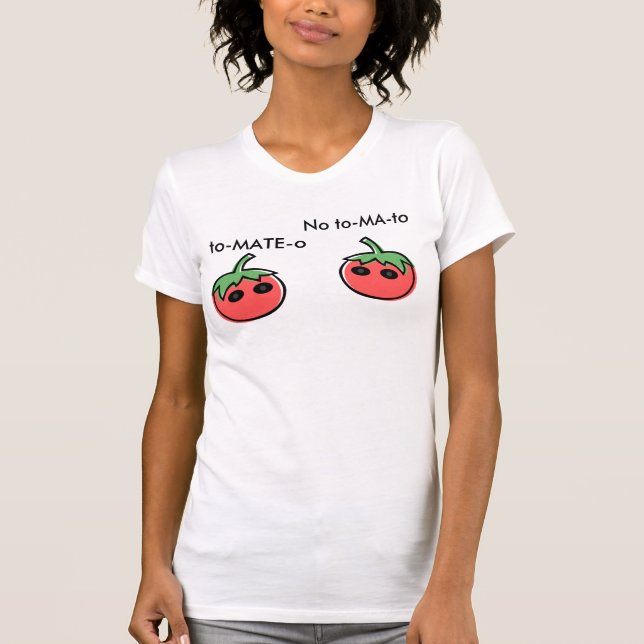 tomatt-skjorta t-shirt (Framsida)