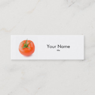 Tomatvisitkort Mini Visitkort