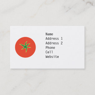 Tomatvisitkort Visitkort