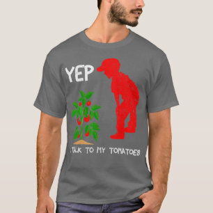 Tomatviskare för trädgårdsmästare och tomater t shirt