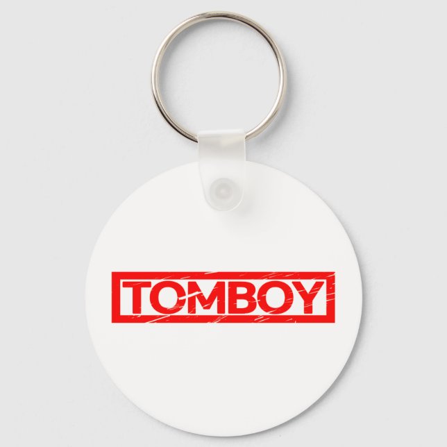 Tomboy Frimärke Nyckelring (Framsida)