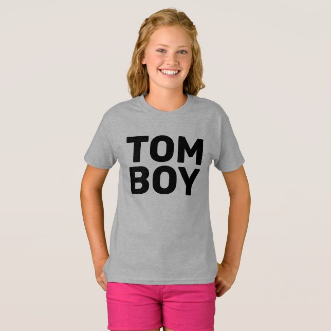 TOMBOY GIRLS KIDS T-SHIRT (Hel framsida)