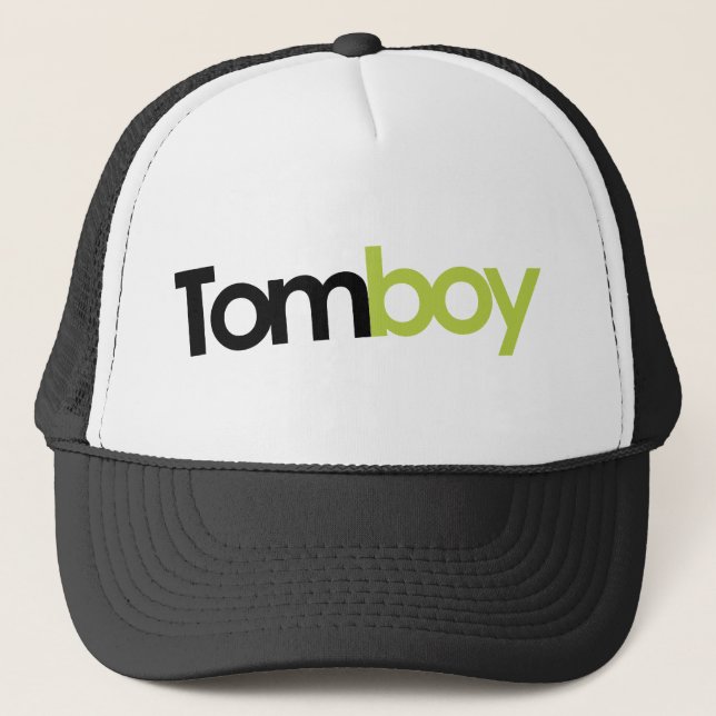 Tomboy Magazine Logotyp Trucker Cap Keps (Framsida)
