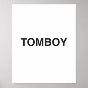 Tomboy Minimalistic Scandinavian Poster
