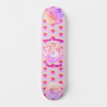 Tomboy Rosa Boho Blomma Skateboard
