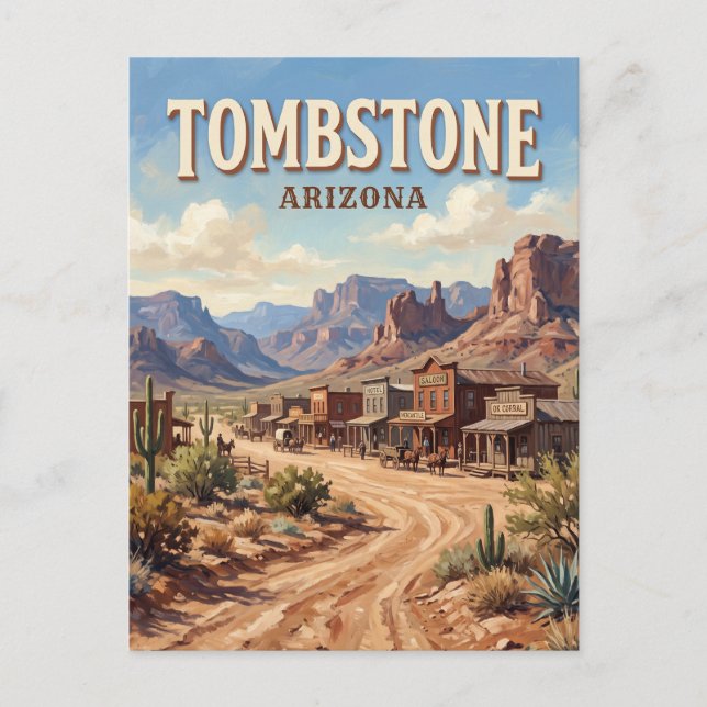 Tombstone Arizona Vykort (Framsida)