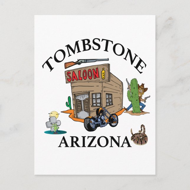 Tombstone, Arizona Vykort (Framsida)