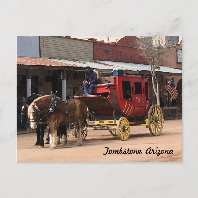 Tombstone, Arizona Vykort (Framsida)