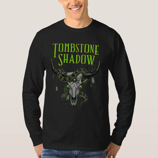 Tombstone Shadow Long sleeve T Shirt (Framsida)