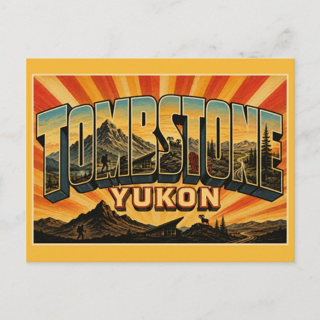 Tombstone Territorial Park Yukon Vykort (Framsida)