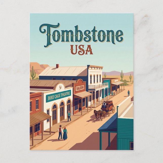 Tombstone USA Vykort (Framsida)