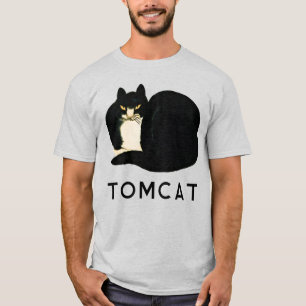 Tomcat Chinese Qing Dynasty Black Manchu Cat T Shirt