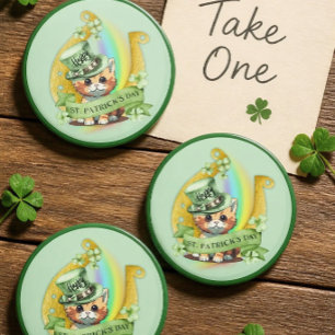 Tomcat Glad St. Patrick's Day Magnet