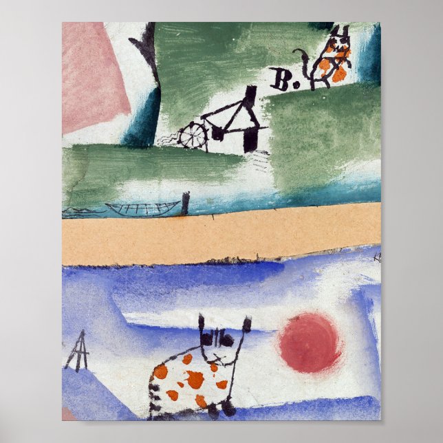 Tomcat's Turf : Paul Klee 1919 Poster (Framsidan)