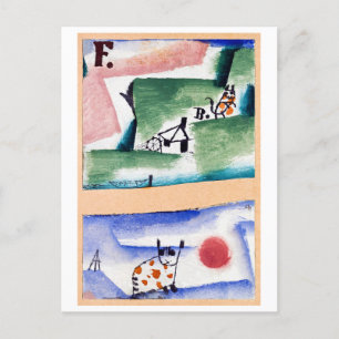 Tomcat's Turf, Paul Klee Vykort