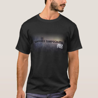TomCon 2012: Svart T-tröja för TOMPOCALYPSE Tee Shirt