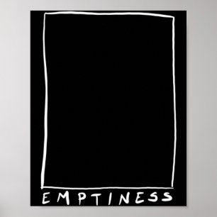 Tomhet Roligt Sarksastisk Humor Citat Tomhet Poster