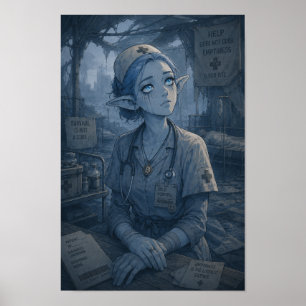 Tomhet / Sjuksköterska / Fältlasarett Poster
