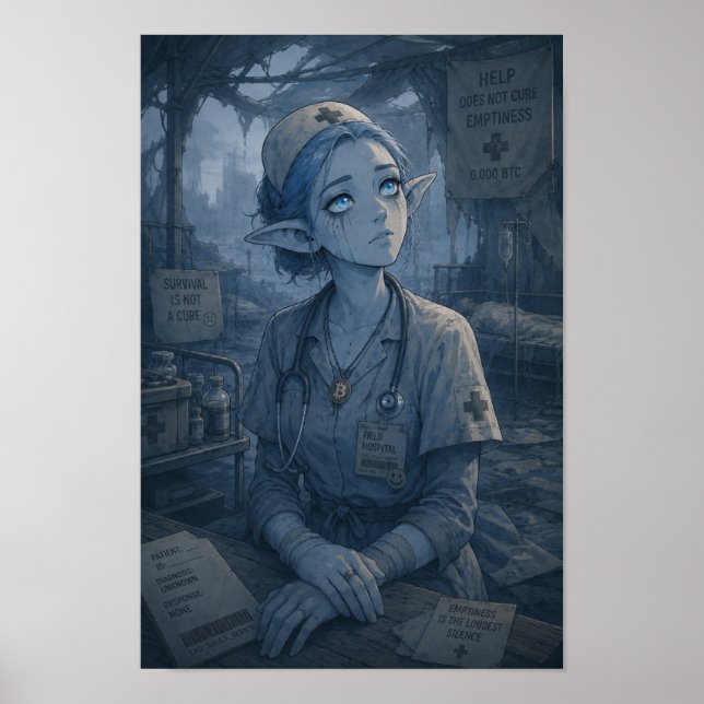 Tomhet / Sjuksköterska / Fältlasarett Poster (Framsidan)