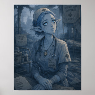 Tomhet / Sjuksköterska / Fältlasarett Poster