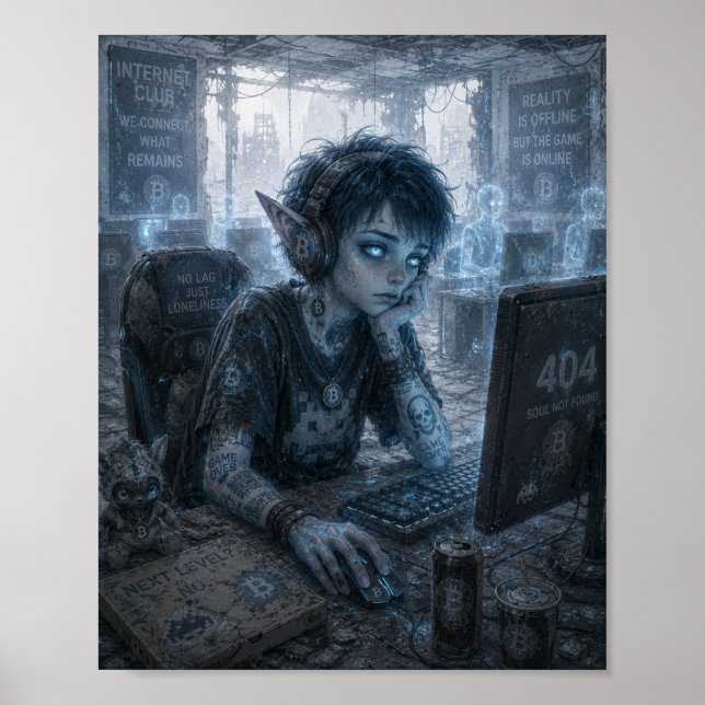 Tomhet / Spelare / Internetklubb Poster (Framsidan)