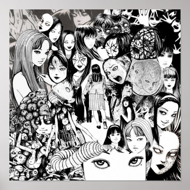 Tomie Collage Poster (Framsidan)