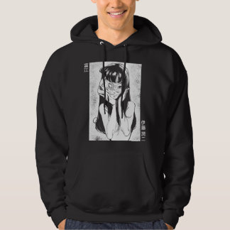 Tomie (utbytbar bakgrund!) Junji Ito Classic Hoodie