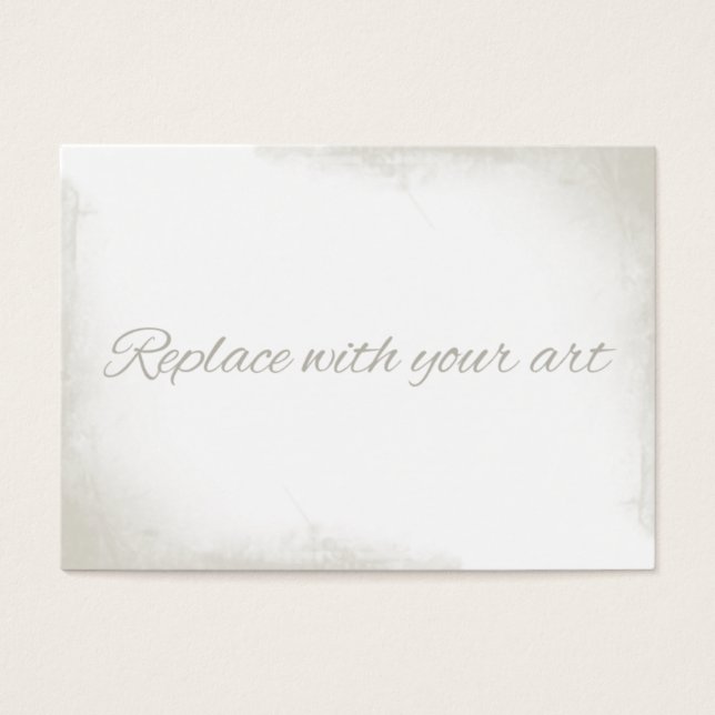 Tomma ACEO-konsthandlingskort - hörn Visitkort (Framsidan)