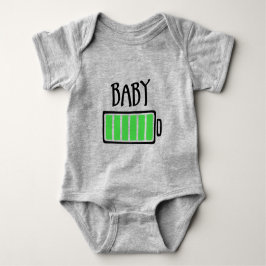 Tomma batterier – Bebis T Shirt