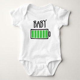 Tomma batterier – Bebis T Shirt