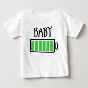 Tomma batterier – Bebis T Shirt