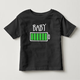 Tomma batterier – Bebis T Shirt