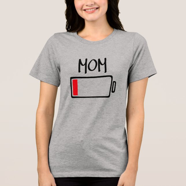 Tomma Batterier – Mamma T Shirt (Framsida)