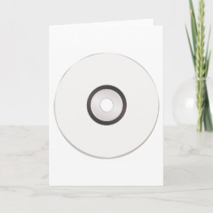 Tomma CD hälsningkort Kort