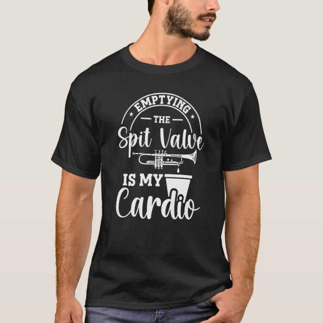 Tömma centrifugeringsventilen är min Cardio Trumpe T Shirt (Framsida)