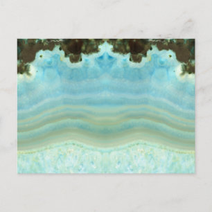 Tomma eleganta Crystal blått sparar daterapartyet Meddelande Vykort