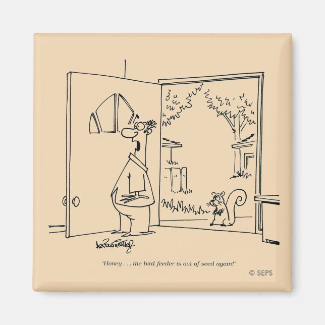 Tomma födofeeder 2 magnet (Framsidan)