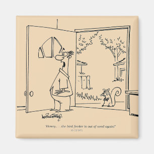 Tomma födofeeder magnet