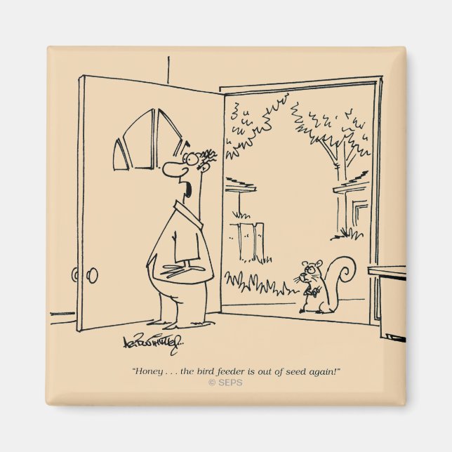 Tomma födofeeder magnet (Framsidan)