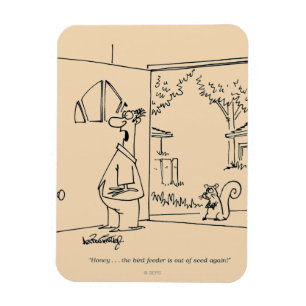 Tomma födofeeder magnet