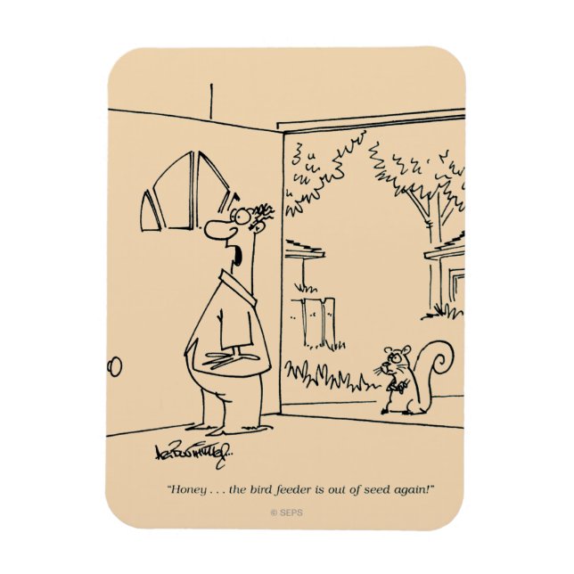 Tomma födofeeder magnet (Vertikal)