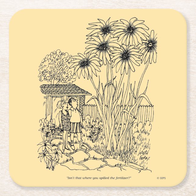 Tomma födofeeder underlägg papper kvadrat (Framsidan)