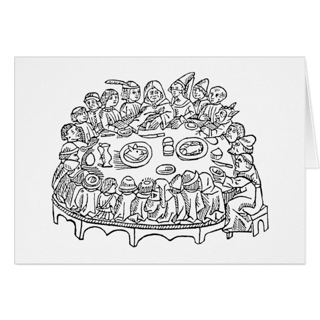 TOMMA kort för fullsatt bord (Framsidan Horizontal)